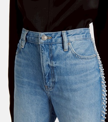 Frame Atelier Le Jane embellished cropped jeans