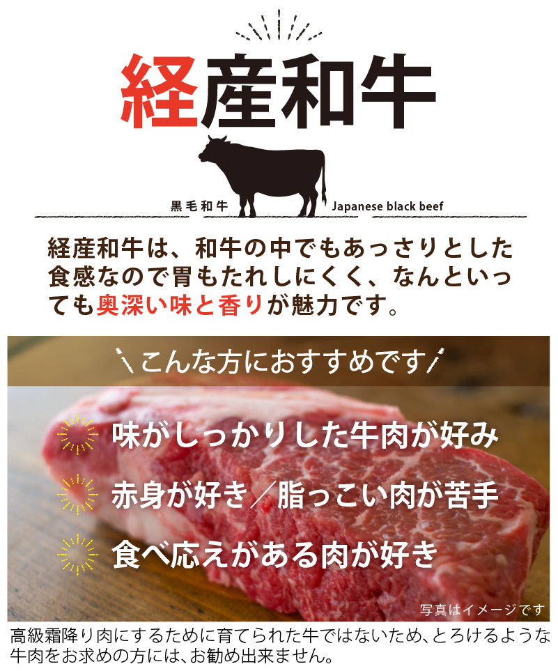 宮崎県産黒毛和牛赤身焼肉500g