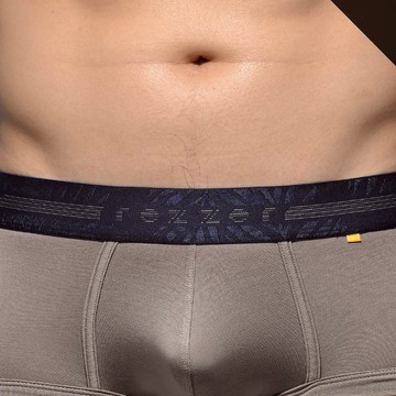 低腰四角褲-花樣十年- 灰棕【莫代爾 Modal】