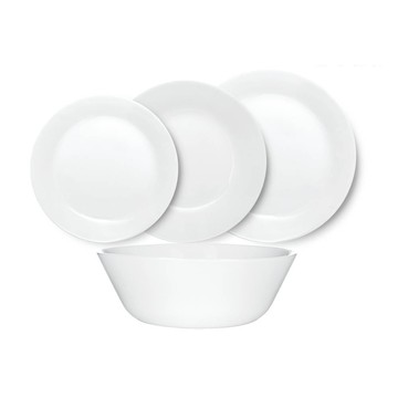 【康寧PYREX 】靚白強化玻璃餐盤