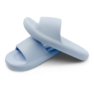 【iFoot】台灣製厚底麻糬拖鞋-寶寶藍 FA07