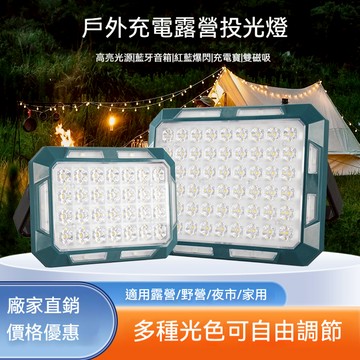 戶外便捷高顔值便携式手提燈家用應急燈投光燈type-c充電露營燈磁鐵吸附多功能工作燈汽車維修燈