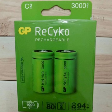 GP 超霸 3000mAh 2號2入 Recyko 低自放 充電電池 低自放 即買即用