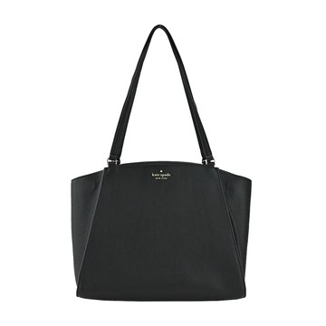 [平輸版]【Kate Spade】 laptop荔枝紋手提/肩背托特包-黑真品平輸