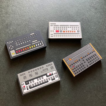 磁鐵 節奏機 橡膠磁鐵 四種款式組合四件組