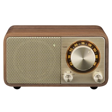 SANGEAN 山進電子 WR-7X 調頻藍牙喇叭  原木材質  約32小時續航