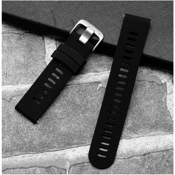 【圓紋錶帶】Garmin Venu SQ 2 Music 錶帶寬度20mm 運動 矽膠 透氣 腕帶