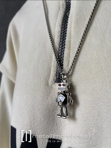 Metalmorphose｜MTM比利時復古機器人金屬項鍊 配飾 時尚首飾 吊墜 紀念品 生日禮物 禮品