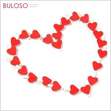 [優惠]50枚迷你木質愛心夾　留言夾 夾子 辦公室 萬用夾 愛心 LOVE（不挑色 款）【A410270】【不囉唆】