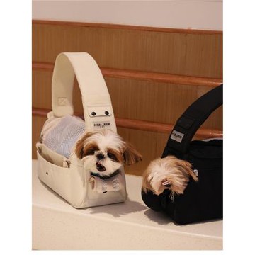 【甜寵】大容量極簡風格寵物外出包 M尺寸