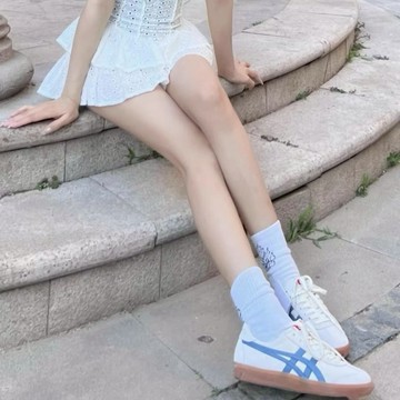 ONITSUKA TIGER TOKUTEN 奶灰藍 白藍 鬼塚虎 皮革 復古 男女 1183A907-202