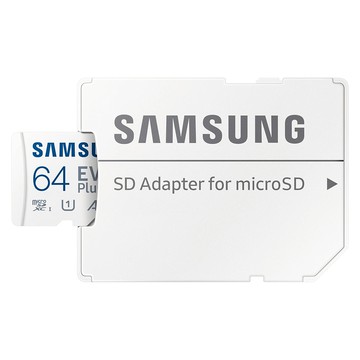 SAMSUNG 三星 EVO Plus microSD 記憶卡  64GB  1個