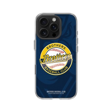 iPhone 16 Pro Clear Case（相機按鈕） 透明 - 職棒-中信兄弟 Brothers - 美式風格