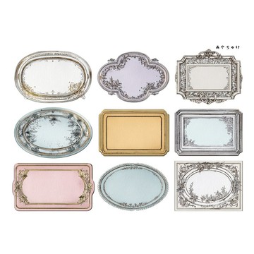 【9 月新品】20-147-0244 剪裁紙 幻想復古浪漫喫茶