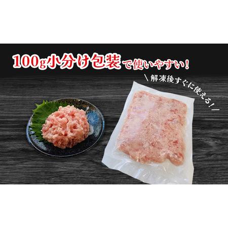 ふるさと納税 天然まぐろのネギトロ 1.5kg (100g×15P) 鮪 まぐろ ねぎとろ ねぎトロ 冷凍 小分け 便利 セット パック 静岡県静岡市