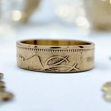 摩洛哥錢幣戒指 20 centimes 1407 (1987), 摩洛哥錢幣戒指, 摩洛哥戒指