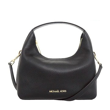 MICHAEL KORS - 荔枝皮革撞色兩用包 (黑)