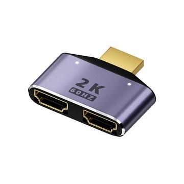 MoZuo 2K高清畫質 雙插口即插即用可支援HDMI一分二/二進一出2K 60Hz高清影音切換器