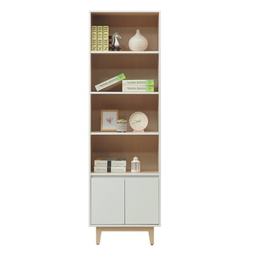 書櫃/書架 歐瑞雙色2尺二門開放書櫃