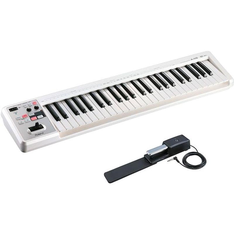 Roland ローランド A-49 WH ホワイト DP-10ペダルセット 49鍵盤MIDIキーボード