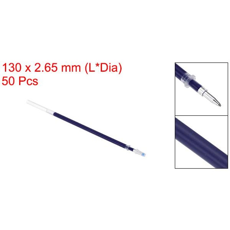 PATIKIL 130 mm ゲルインクペン リフィルの交換 50本 0.5 mm針先