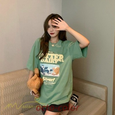 カットソー レディース 着痩せ 夏コーデ 可愛い ワイドTシャツ