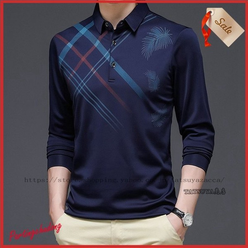 Tシャツ ポロシャツ メンズ 長袖 シニア 父の日 プレゼント 40代 50代 60代 70代 シャツ ゆったり シニアファッション 紳士 春夏 通販 Lineポイント最大0 5 Get Lineショッピング