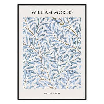 William Morris 柳枝 WILLOW BOUGH  59.4 x 42cm  黑色