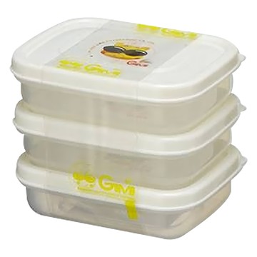 GIMI 吉米 不漏保鮮盒 10.1x7.4x2.8cm  6組  3件