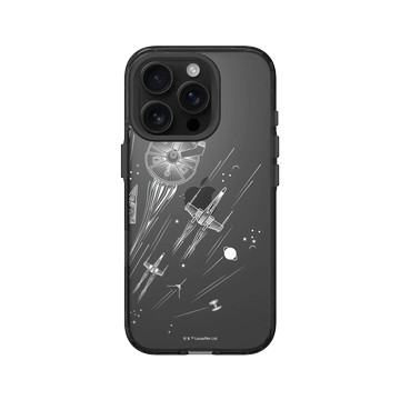iPhone 16 Pro Clear (相機按鈕) 酷墨灰 - 迪士尼-星際大戰 Star Wars - POP全載具2-白