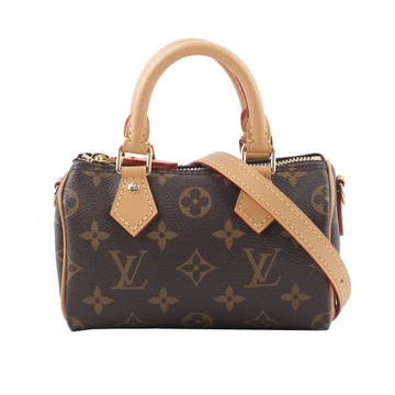 LV Monogram Nano Speedy 塗層帆布二用包