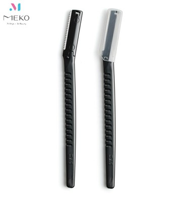 日本貝印 KAI - 黑色長刃安全修眉刀(2入) 3G-077【官方旗艦店】