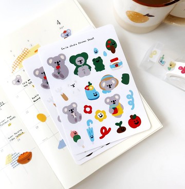 Kala Koala 春裝 光面貼紙套組