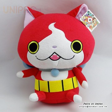 【UNIPRO】妖怪手錶 吉胖喵 吉胖貓 JIBANYAN 30公分 絨毛娃娃 玩偶 地縛貓 YoKai Watch正版授權 貓咪玩偶
