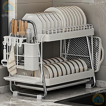 配送到府🛖碗筷置物架 碗筷整理架 台式瀝水架 瀝水碗盤架 不銹鋼碗架 廚房瀝水碗架 收納瀝水架 餐具收納架 廚房收納架