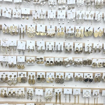 🔥2件9折🍊臺北出貨🍊可開發票網紅同款耳飾耳環耳釘夜市擺地攤貨源小衆設計感項鍊戒指飾品