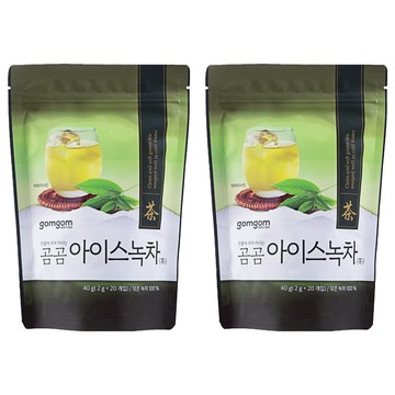 gomgom 綠茶  20包  2g  2袋