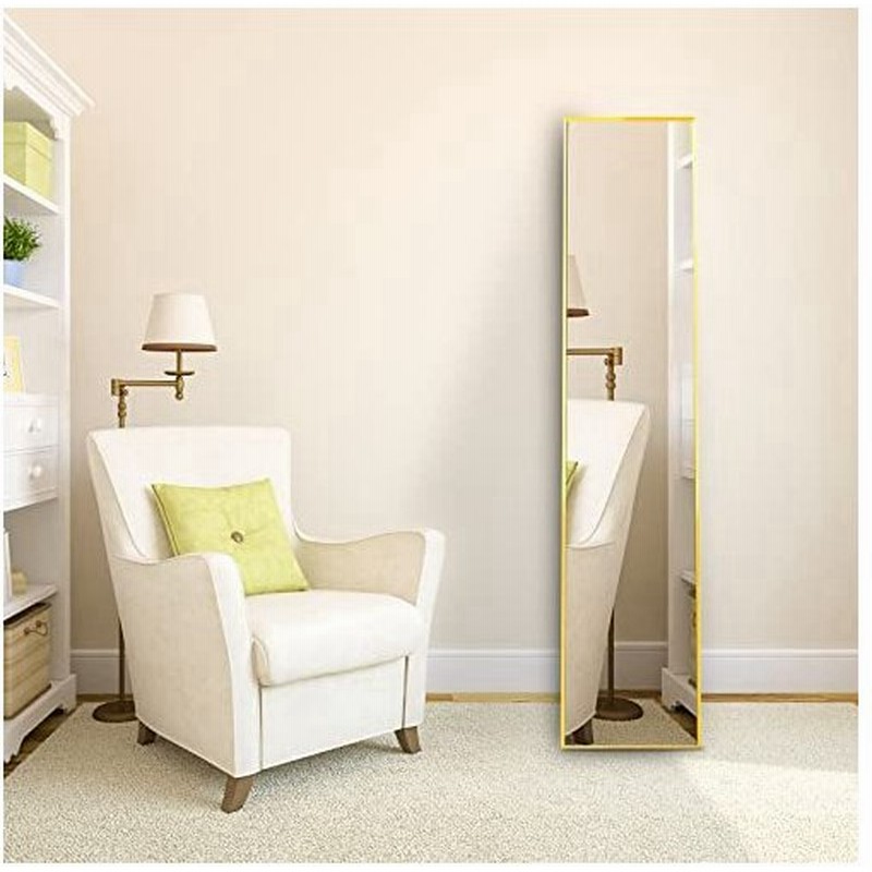 Huimei2y 全身鏡 姿見 壁掛け鏡 全身ミラー 壁掛けミラー スタンドなし 飛散防止 アルミフレーム おしゃれ 取付簡 通販 Lineポイント最大get Lineショッピング