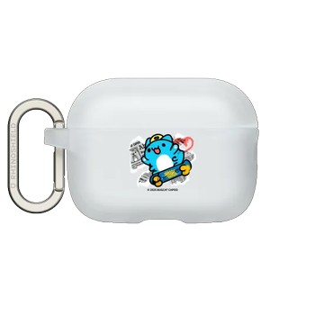 AirPods Pro 2 AirPods Case 透明 - Bugcat Capoo 貓貓蟲咖波 - 滑板咖波