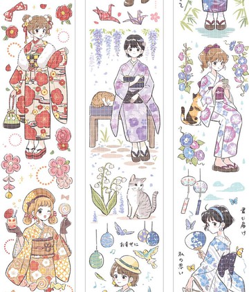 夏日祭典 PET 紙膠帶 亮面