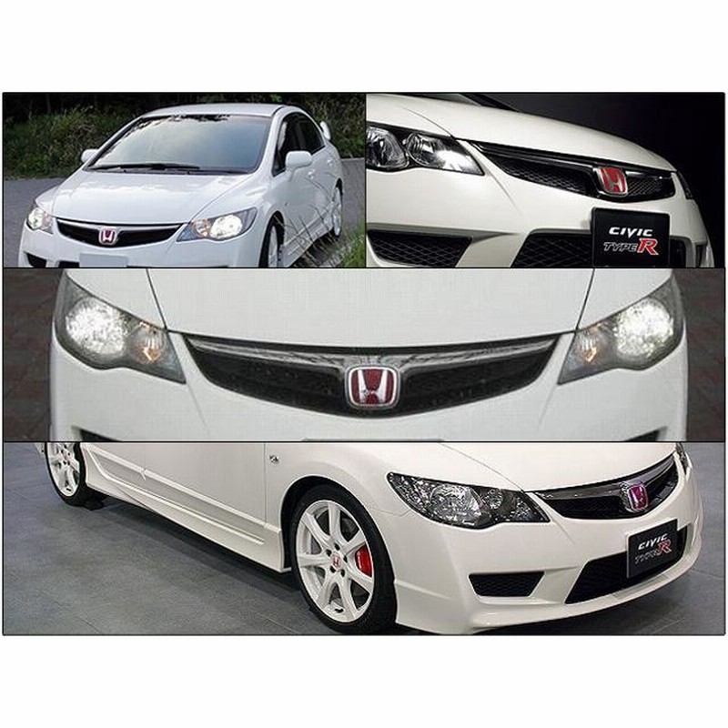 シビックFD2【HONDA】ホンダCIVICタイプR純正JPエンブレムセット-H