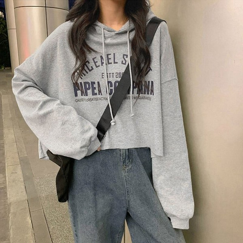 韓国ファッション パーカー レディース フーディー 韓国風 スウェット ゆったり ショート丈 ロゴパーカー カジュアル ヨガ ジム スポーツ 運動 部屋着 通販 Lineポイント最大0 5 Get Lineショッピング