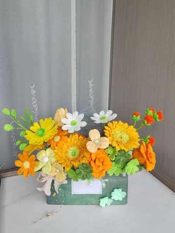 畢業花束💐 扭扭棒diy浪漫玫瑰信封花盒材料包自製成品七夕情人節送女友閨蜜  教師節禮物 畢業禮物 交換禮物