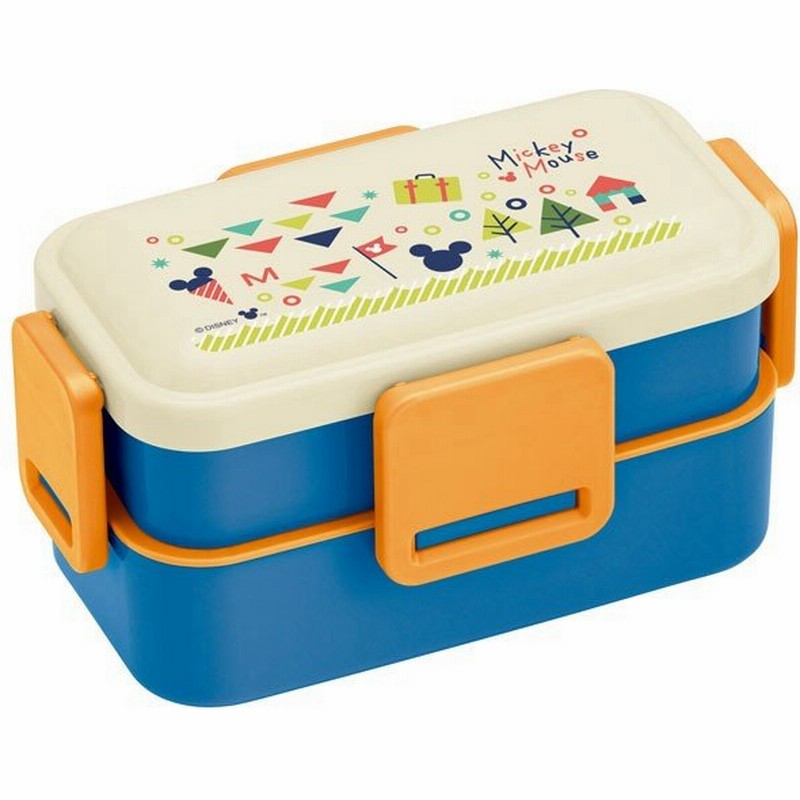 ミッキーマウス 弁当箱 2段 2段ふわっと弁当箱 600ml Mickey Mouse Vacation バケーション 通販 Lineポイント最大0 5 Get Lineショッピング