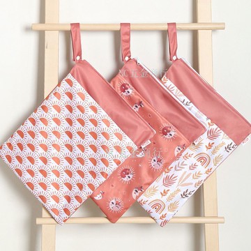 🔥購滿99出貨🔥雙層手提收納袋 便攜旅行衣物內衣物袋 戶外沙灘幼兒園衣服分裝袋