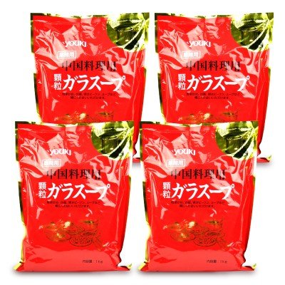 ユウキ食品 業務用 ガラスープ 顆粒 1kg × 4個