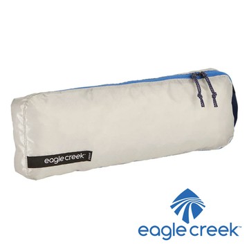 【EAGLE CREEK】細長防異味防潑水立體收納袋-M『藍灰』ECA48YN 戶外 露營 旅遊 出國 防潑水 收納袋