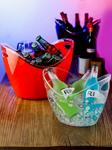 元寶冰桶定制高顏值香檳紅酒桶酒吧KTV商用啤酒框大號塑料冰塊桶