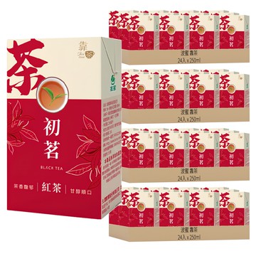 波蜜 靠茶 初茗紅茶  250ml  96入