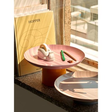 JZ幾致Plato托盤北歐風餐盤磁吸餐具收納水果盤早餐菜碟上下分離